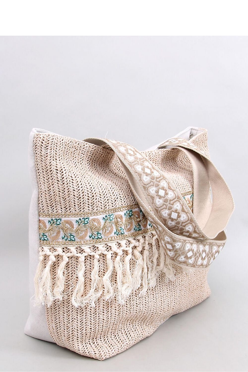 Jute Crochet Boho Beach Bag